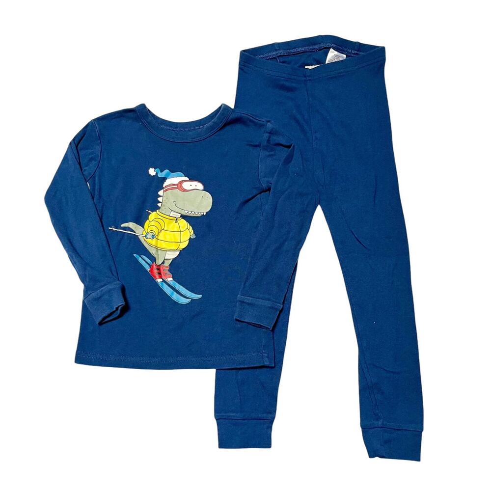 Gap Organic Cotton Ski Graphic PJs Size 4